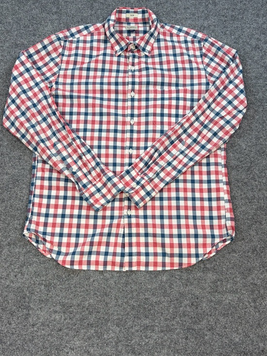 J. Crew Other - J.Crew Factory Slim Fit Plaid Button Down Shirt Men’s L 100% Cotton Americana